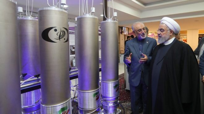 EPA / Iran said last month that it would quadruple its production of low-enriched uranium