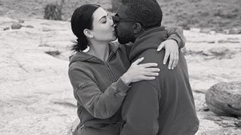 Kim Kardashian and Kanye West.Source:Instagram
