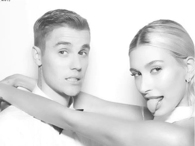 Justin and Hailey Bieber tied the knot for a second time. Picture: InstagramSource:Instagram