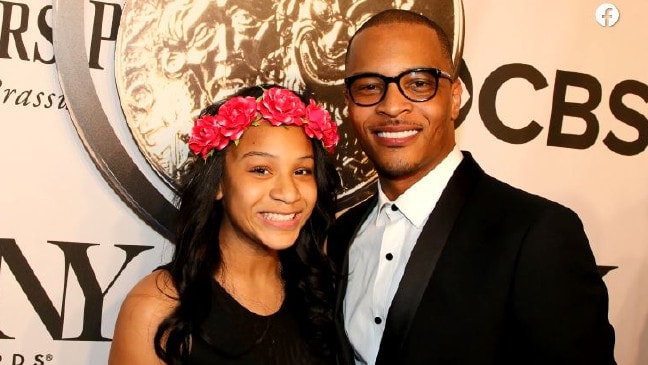 T.I. and his daughter.Source:Facebook