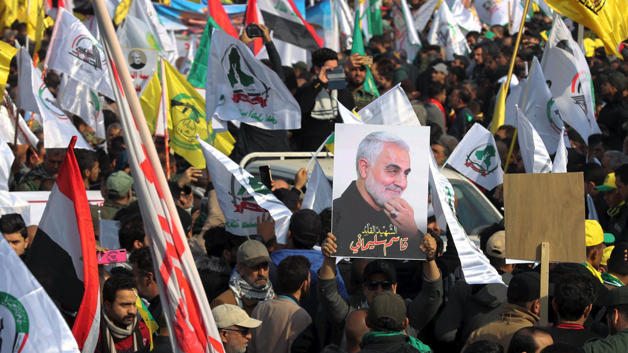Mourners gathered in Baghdad for a funeral of Qassem Soleimani, the Iranian general killed in a U.S. airstrike.
