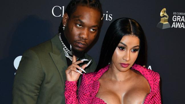 Offset and Cardi B. Picture: Mark RALSTON / AFPSource:AFP