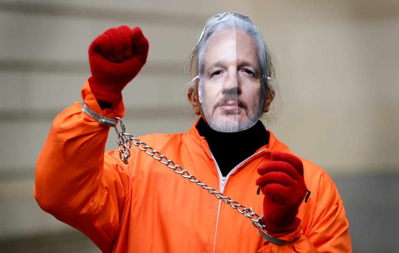 AP // Britain Julian Assange