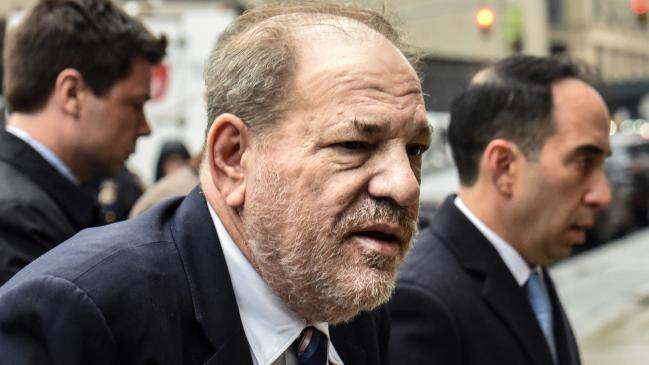 Movie producer Harvey Weinstein arrives for his sexual assault trial at New York Criminal Court on February 13, 2020 in New York City. Picture: Stephanie Keith/Getty Images.Source:Getty Images