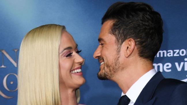 Orlando Bloom and Katy Perry. Picture: AFP.Source:AFP