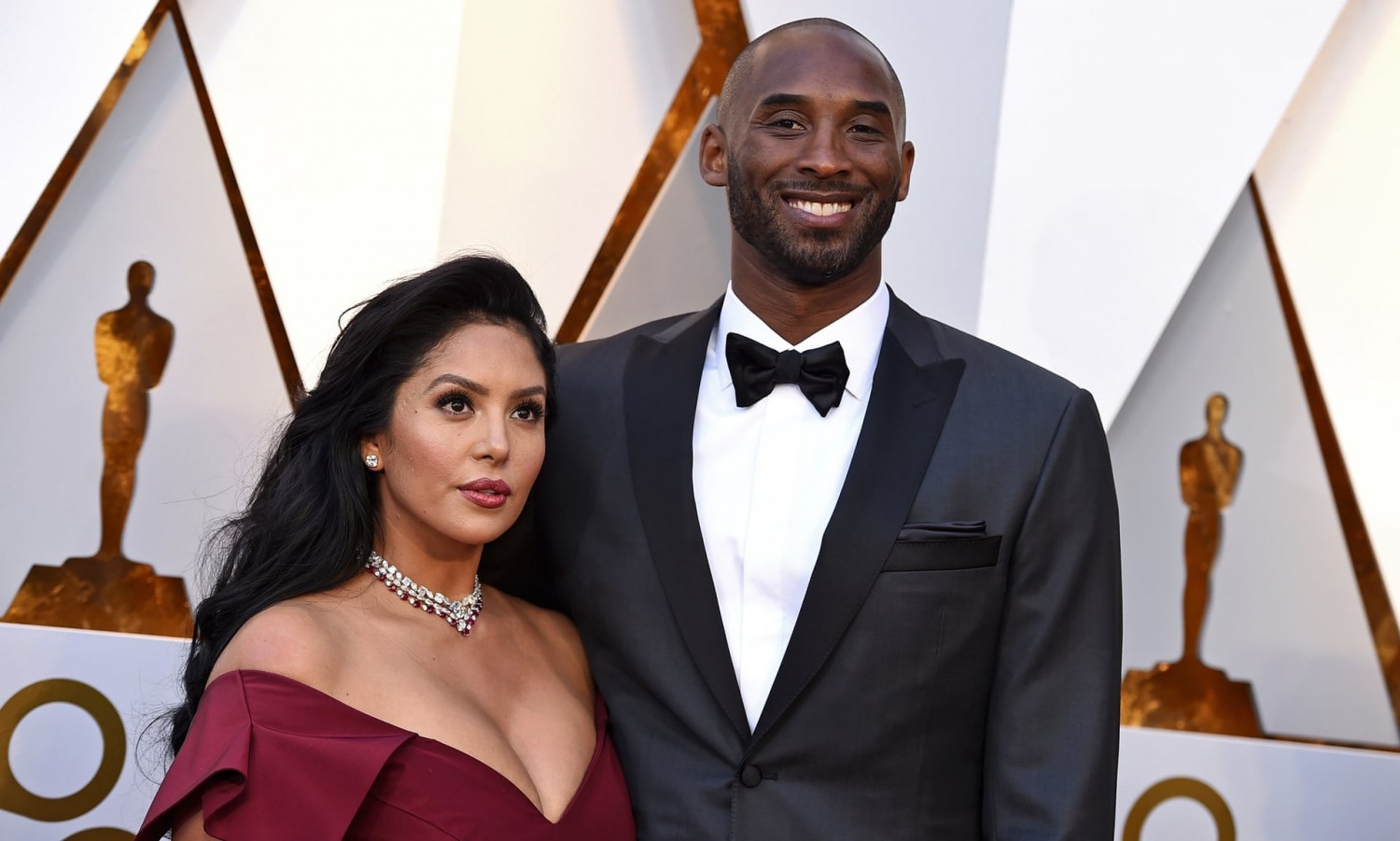 Kobe and Vanessa Bryant at the 2018 Oscars. The couple had four children together. Photograph: Jordan Strauss/Invision/AP