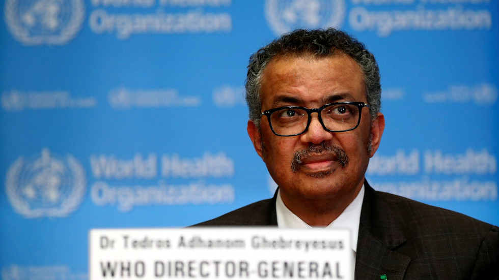 Director General of the World Health Organization (WHO) Tedros Adhanom Ghebreyesus. © Reuters/Denis Balibouse