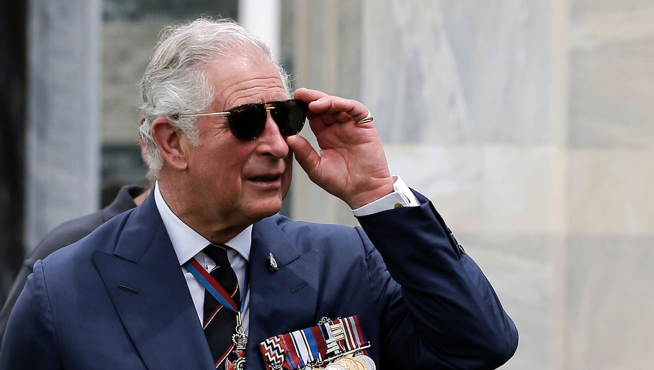 Prince Charles visits Commonwealth War Graves on the occasion of a wreath-laying on May 10, 2018, in Athens, Greece. COSTAS BALTAS/AFP/Getty Images