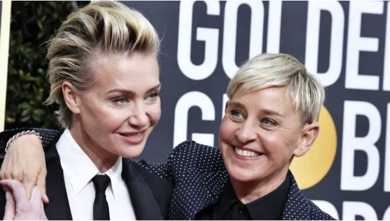 Ellen has been married to Portia de Rossi since 2008. Picture: Frazer Harrison/Getty ImagesSource:Getty Images