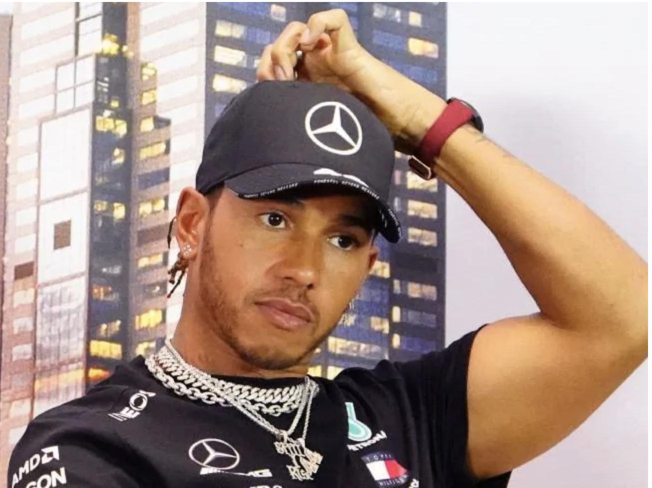  Lewis Hamilton is scratching his head over why people are still going out.Source:AAP