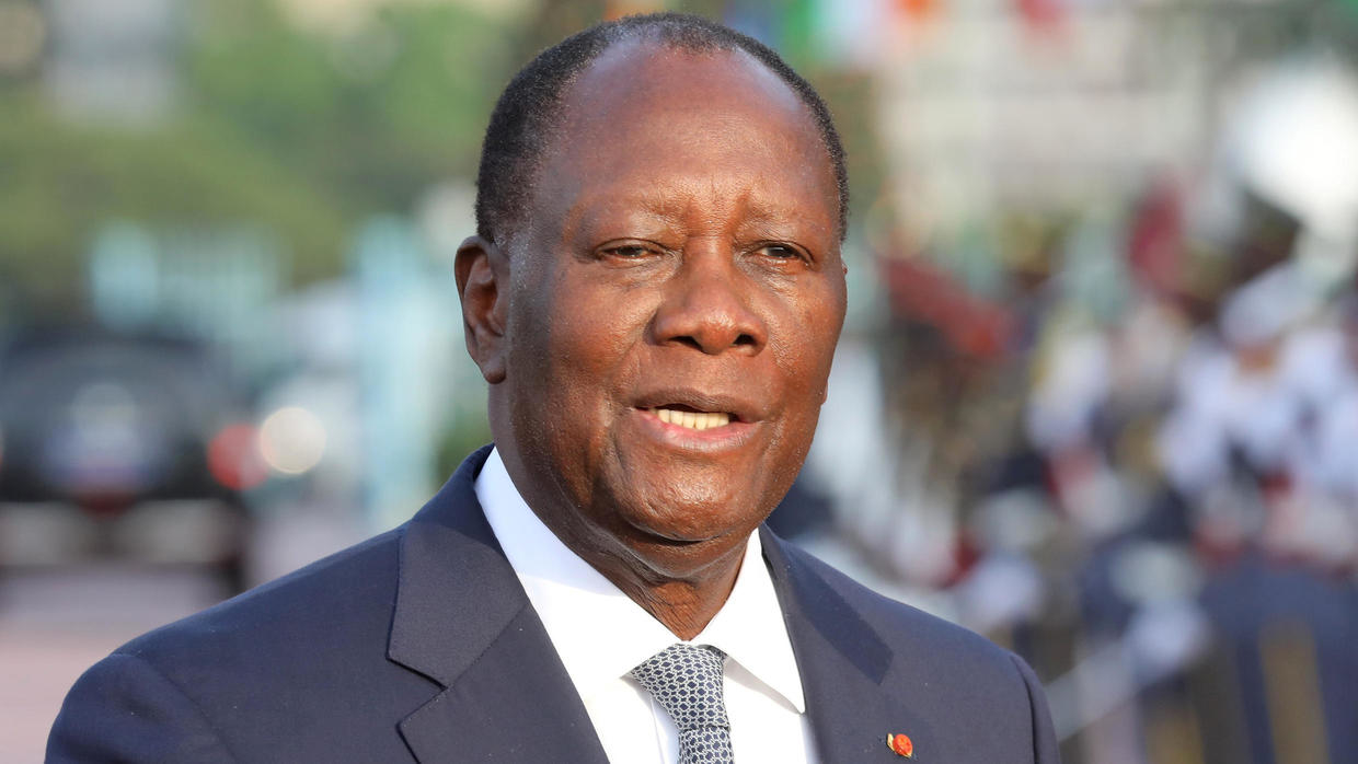 The Ivorian president told lawmakers it was time to hand over power to a new generation. © Ludovic Marin, AFP