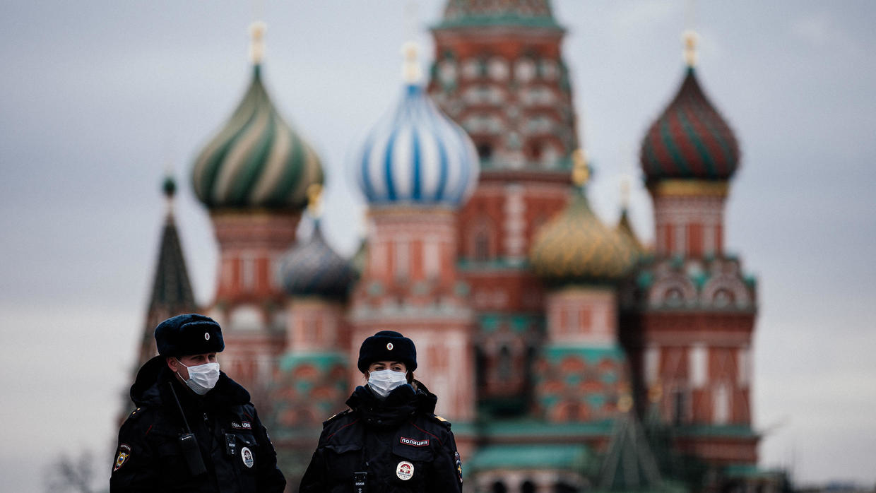 Russian capital Moscow has been on lockdown since Monday Dimitar DILKOFF AFP