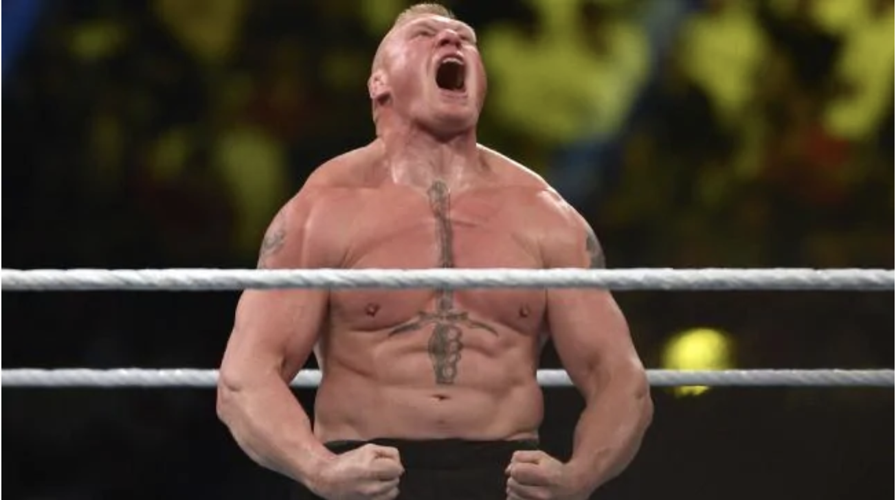 Brock Lesnar is here for your soul.Source:AFP