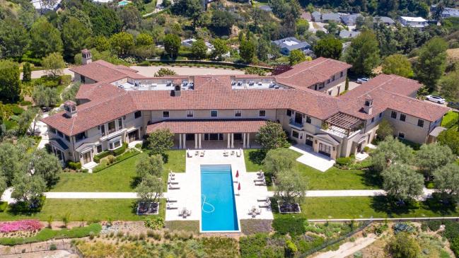 Meghan Markle and Prince Harry’s new lavish Beverly Hills Mansion. Picture: Clint Brewer Photography/BackgridSource:BackGrid