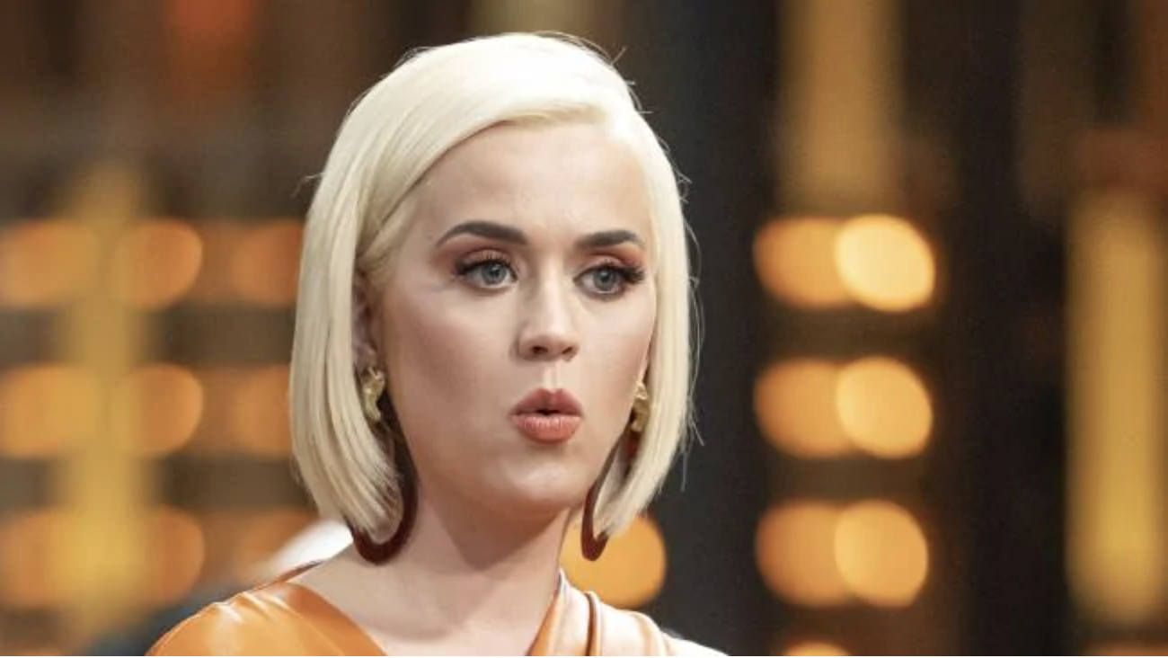 Katy Perry on the set of MasterChef. Picture: Network TenSource:Supplied