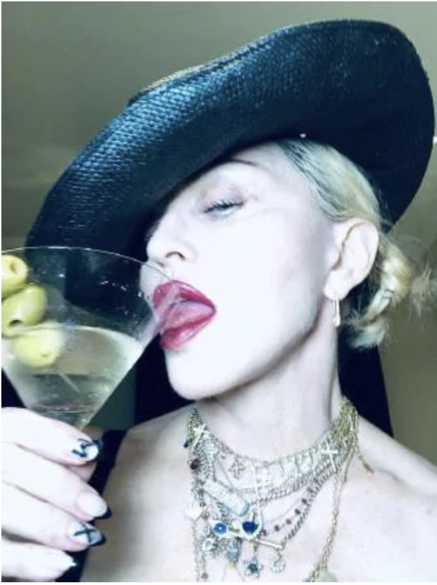  Quarantini time. Picture: Madonna/InstagramSource:Instagram