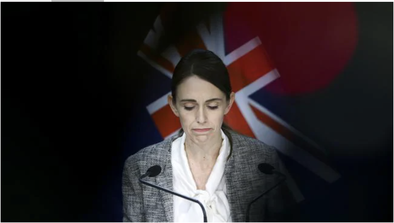 NZ PM Jacinda Ardern during a press conference on June 17 2020 when, after 24 days without an active case in the country, two new cases of COVID-19 were confirmed. Picture: Hagen Hopkins/Getty Images.Source:Getty Images