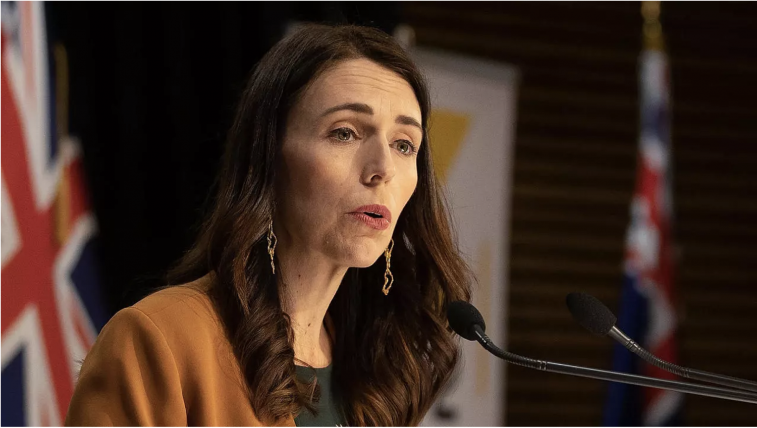 Prime Minister Jacinda Ardern urged New Zealanders to remain calm as the first community transmission of the coronavirus was reported in more than 100 days. Marty MELVILLE AFP/File