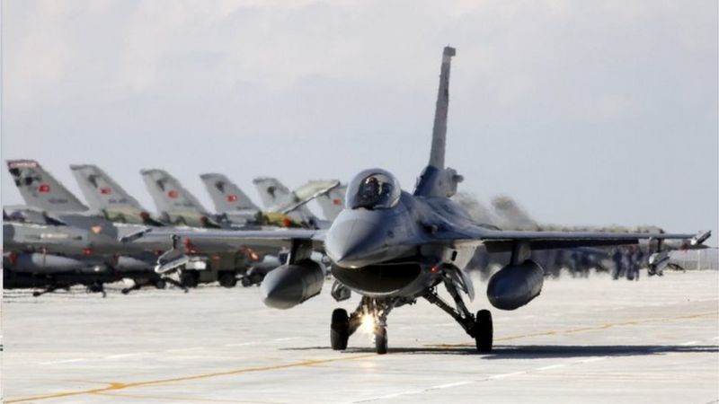 REUTERS  / Turkey, which has F-16s, is openly backing Azerbaijan in the conflict over Nagorgno-Karabakh