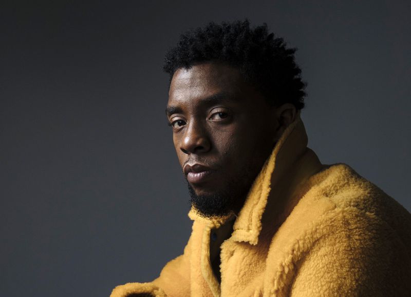 In this file photo, actor Chadwick Boseman poses for a portrait in New York to promote his film, "Black Panther." (Victoria Will/Victoria Will/Invision/AP)