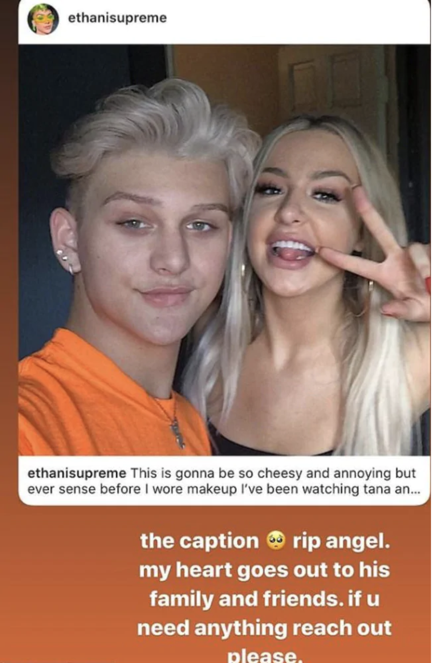  Others in the beauty community also paid their respects. Picture: Instagram/TanaMongeauSource:Supplied