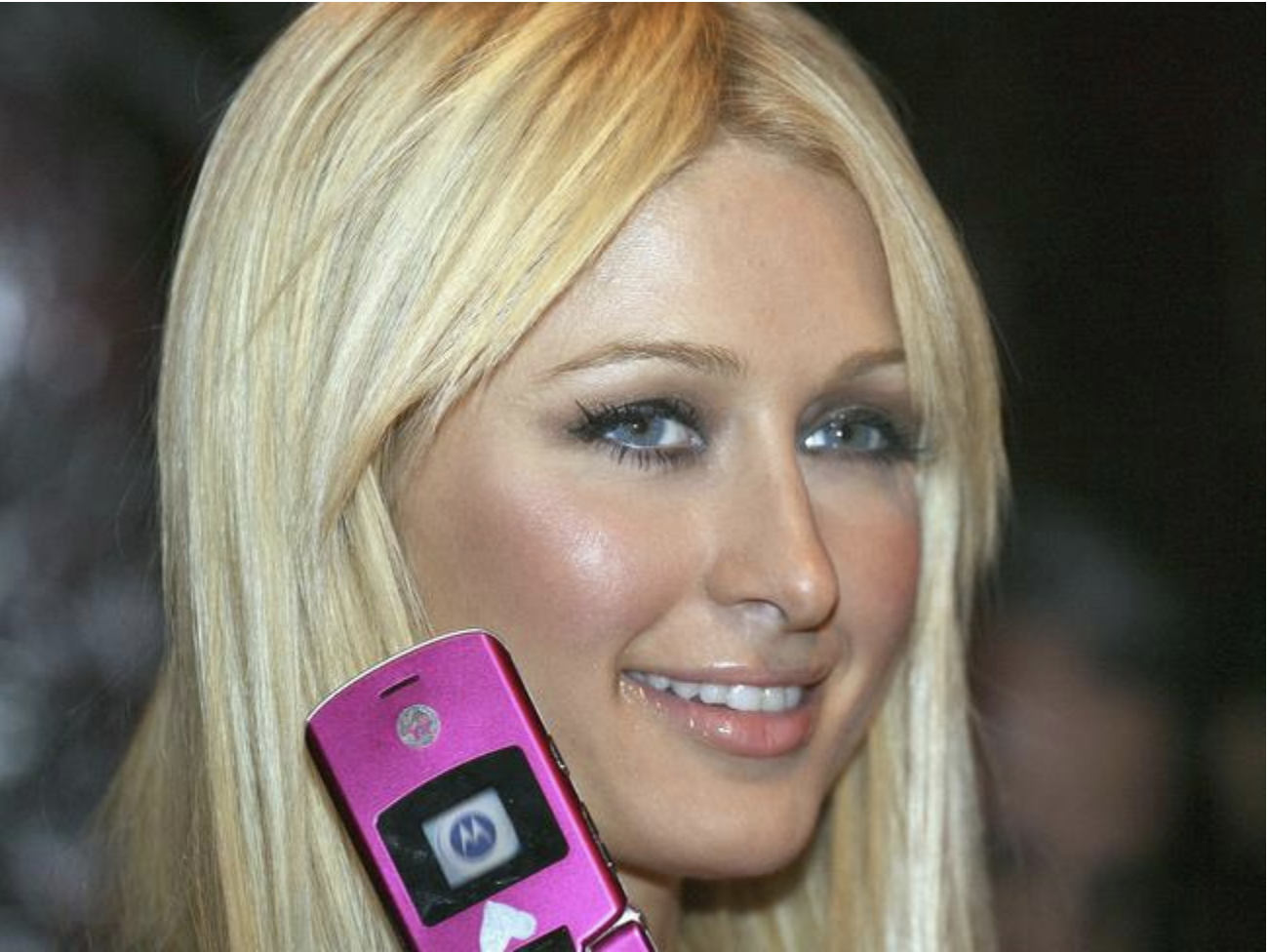  Long live the hot pink Motorola Razr flip phone.Source:Getty Images