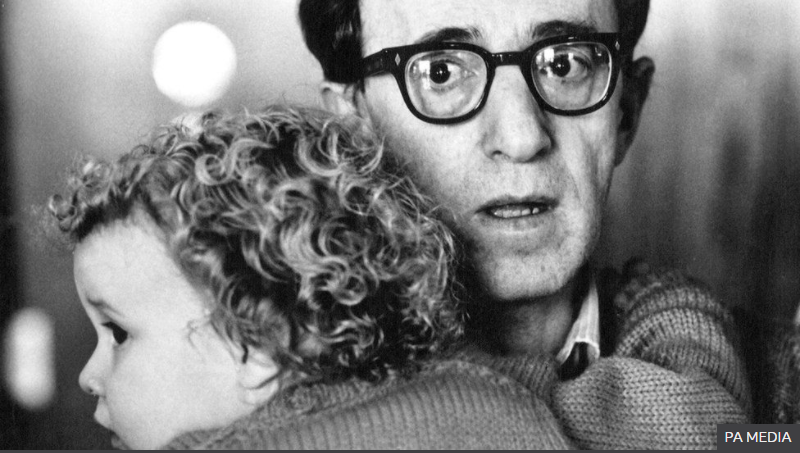 PA MEDIA / he documentary suggests Woody Allen groomed Dylan Farrow (pictured in 1987) from a young age