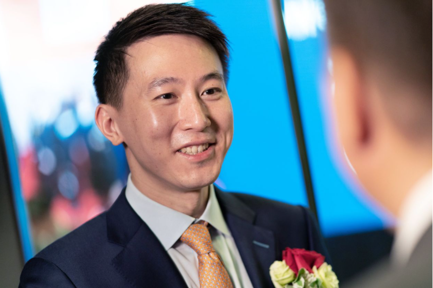 Shou Zi Chew joined ByteDance only last month. PHOTO: ANTHONY KWAN/BLOOMBERG NEWS