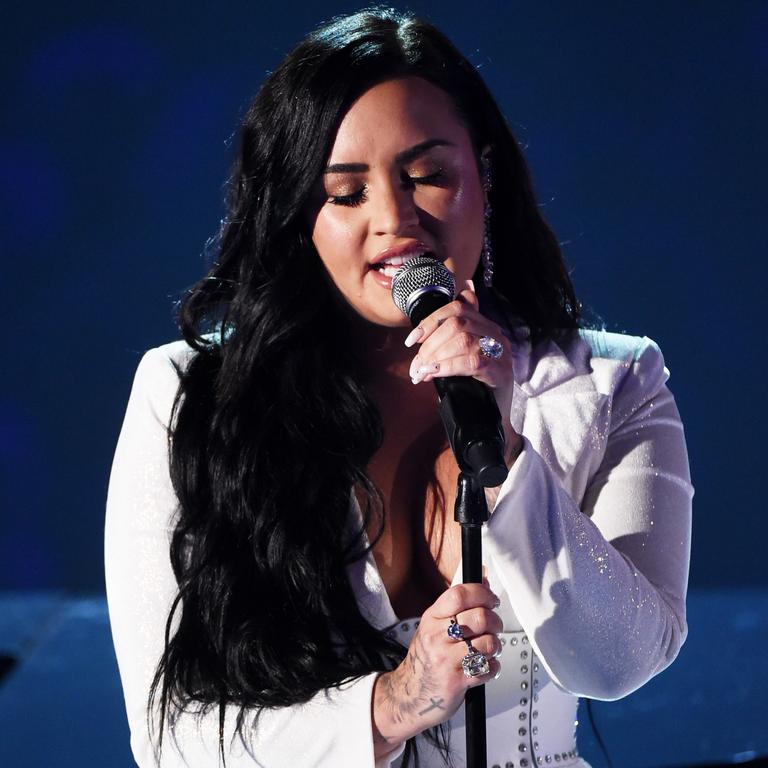 Lovato nearly died after a 2018 drug overdose. Picture: Kevin Winter/Getty Images for The Recording Academy