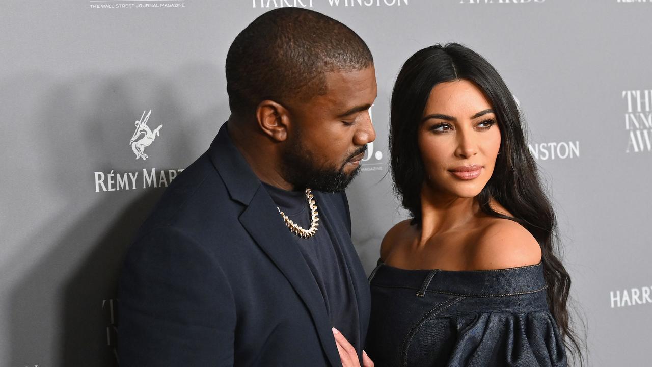 West and Kardashian split last year. Picture: Angela Weiss/AFP