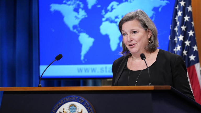 Victoria Nuland speaks during a briefing at the State Department in Washington, DC, January 27, 2022 © AP / Susan Walsh