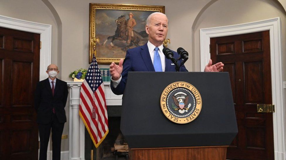 GETTY IMAGES | President Joe Biden announced on Thursday Justice Stephen Breyer will retire in June