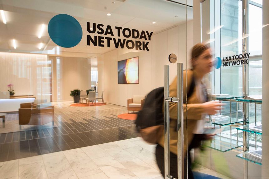 Advertisers thought they were buying an ad on one Gannett site—very often the flagship USA Today—but actually purchased space on another, researchers said. PHOTO: USA TODAY NETWORK/REUTERS