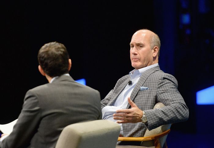 AT&T under Chief Executive John Stankey, who spoke at a 2018 event, plans to use most or all of the cash from its media sale to help pay down debt. PHOTO: MATT WINKELMEYER/GETTY IMAGES