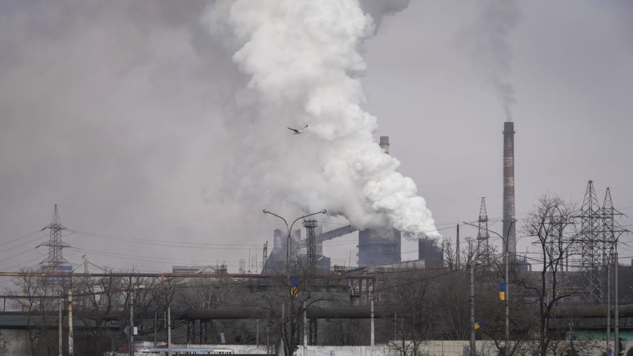 The Azovstal Steel mill has become a fortress for men, women and children in the besieged city of Mariupol. Photo: AP