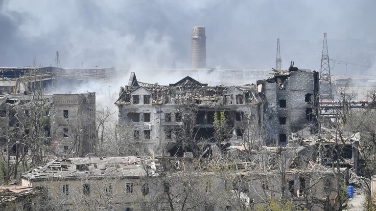 Azovstal plant in Mariupol, Donetsk People's Republic. © Sputnik/Alexey Kudenko
