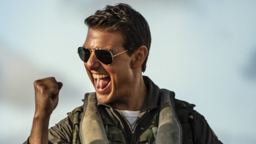 SCOTT GARFIELD/PARAMOUNT PICTURES /  Tom Cruise has returned as Maverick in the sequel to Top Gun