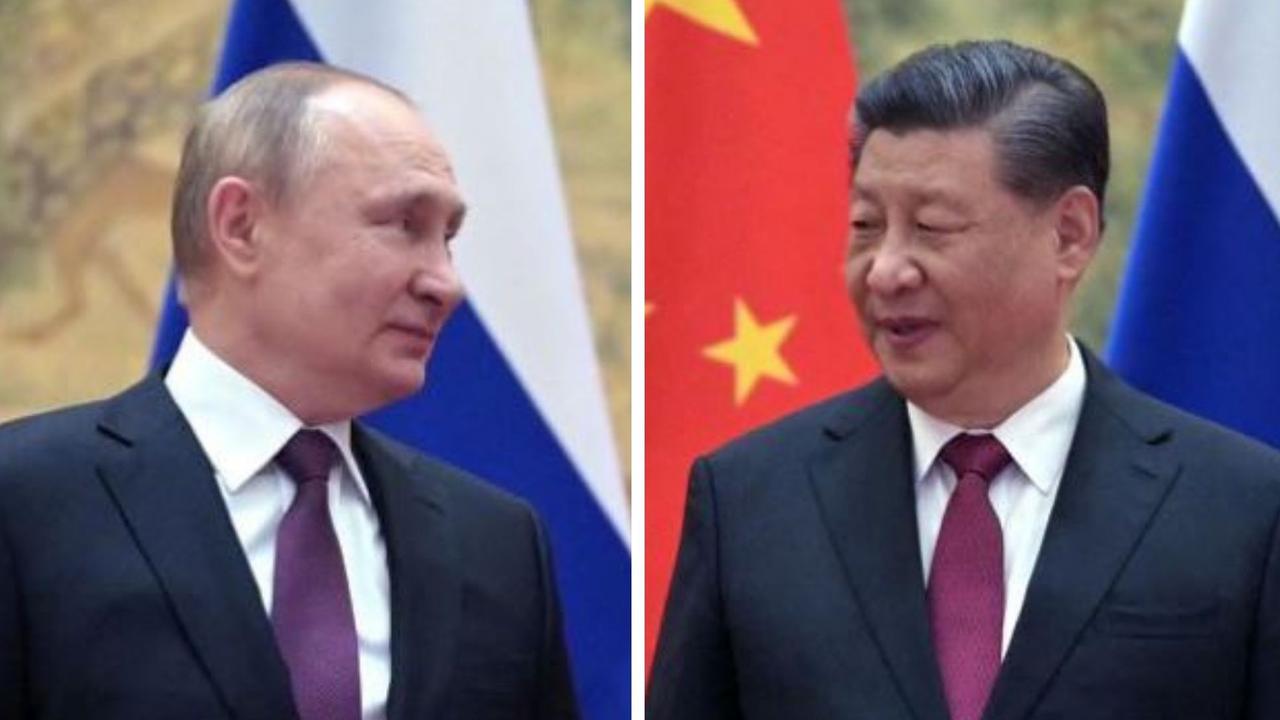 Russian President Vladimir Putin and Chinese President Xi Jinping’s friendship is strengthening. Picture: Alexei Druzhinin/Sputnik/AFP