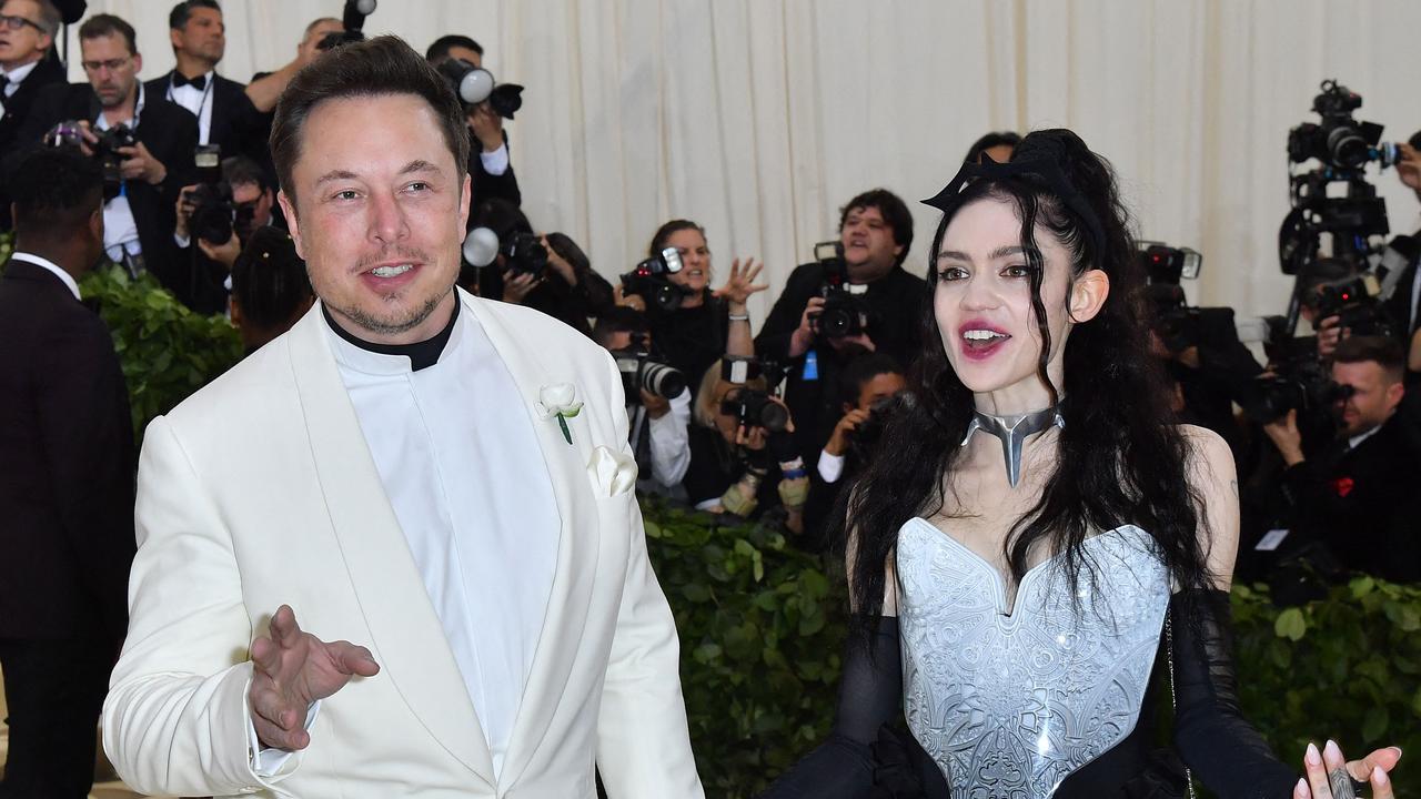 Grimes shares two children with billionaire Elon Musk. Picture: ANGELA WEISS / AFP