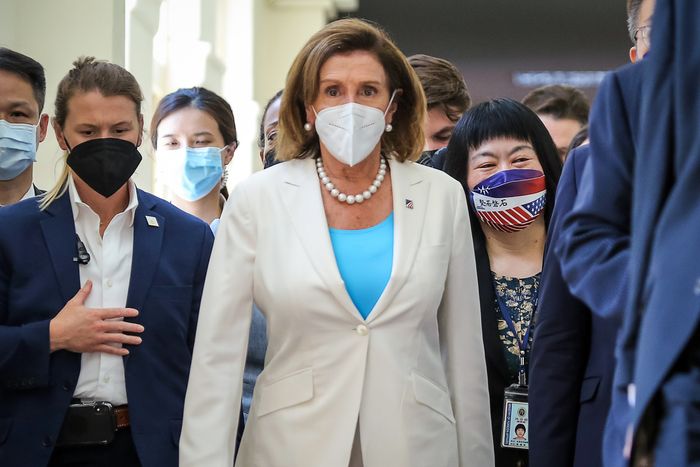 Pelosi Vows ‘Ironclad’ Defense of Taiwan’s Democracy, as China Plans Live-Fire Drills