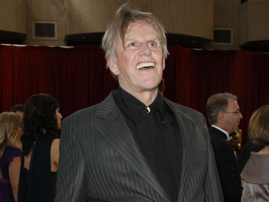 Busey sustained injuries in a motorcycle accident in 1988. Picture: Valerie Macon/AFP