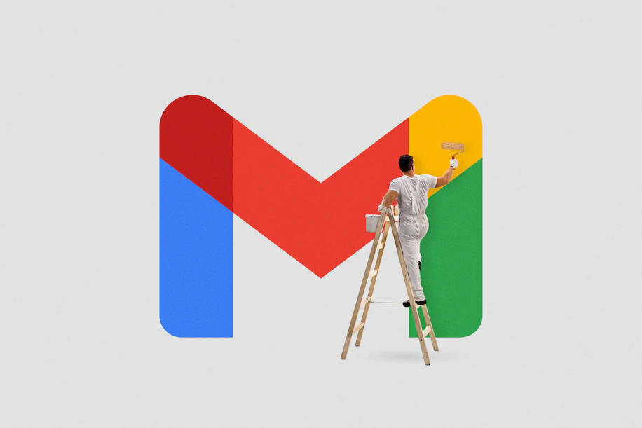 Google is rolling out a new design for Gmail. (The Washington Post illustration; iStock; Google)