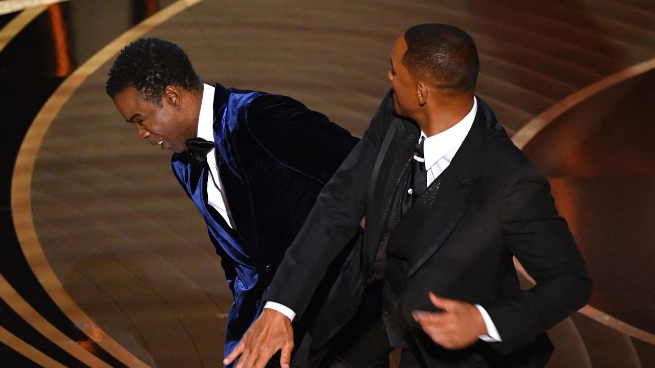 Will Smith violently assaulted Chris Rock during the Oscars ceremony. (Photo by Robyn Beck / AFP)