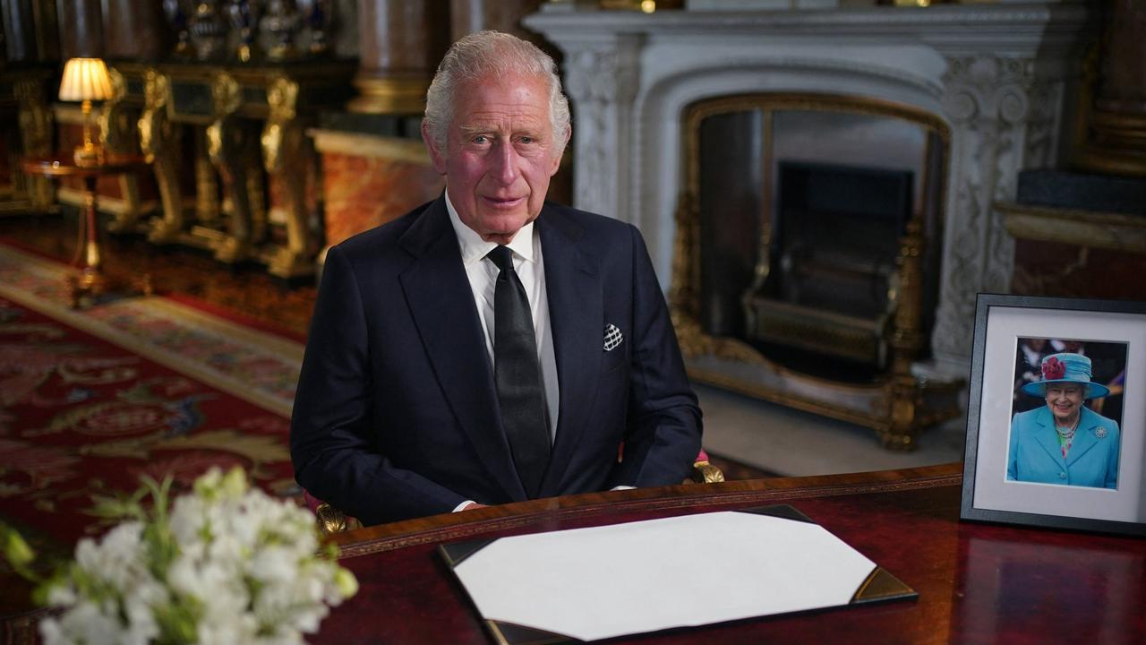 Grieving Charles had a vulnerability about him when he addressed the nation. Picture: Yui Mok/Pool/AFP