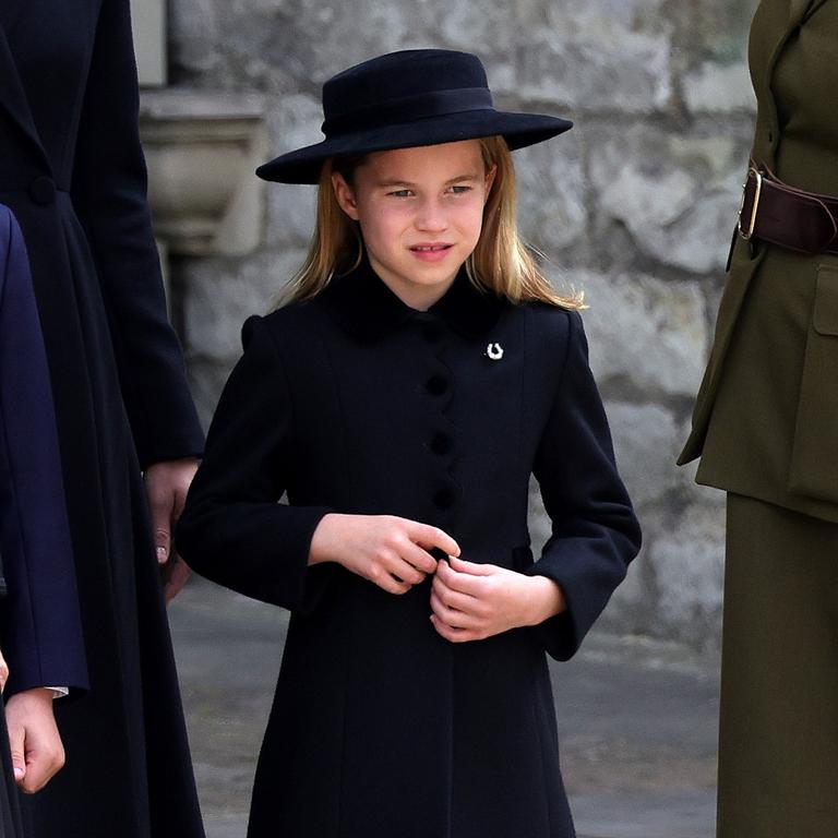 Princess Charlotte of Wales is seen during The State Funeral Of Queen Elizabeth II (Photo by Chris Jackson/Getty Images)