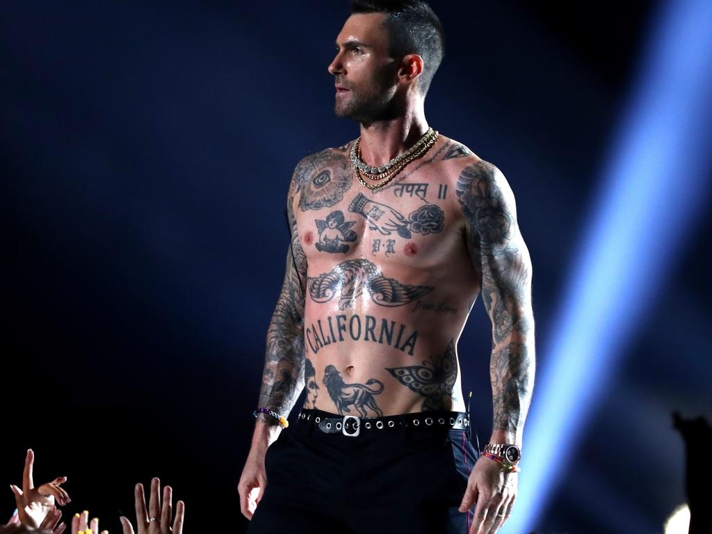 Adam Levine of Maroon 5 has admitted he “crossed a line”. Picture: Al Bello/Getty Images