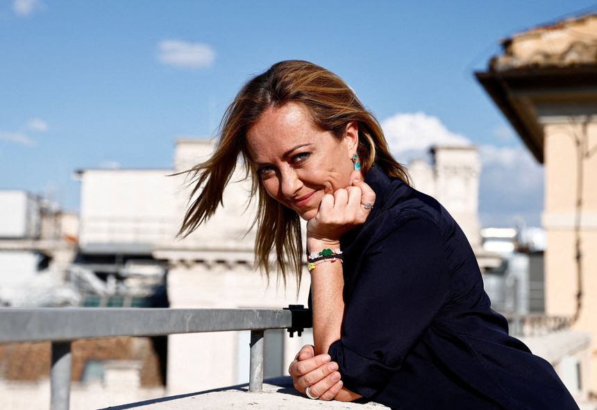 Giorgia Meloni co-founded the Brothers of Italy party, which is leading in opinion polls. PHOTO: YARA NARDI/REUTERS