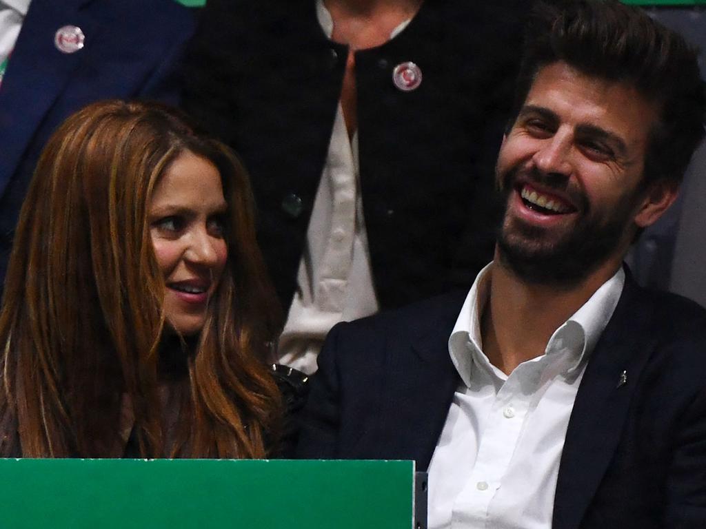 Shakira and FC Barcelona defender Gerard Pique said on June 4, 2022 they were calling time on their relationship of more than a decade. The couple share two children. Picture: Gabriel Bouys/ AFP.