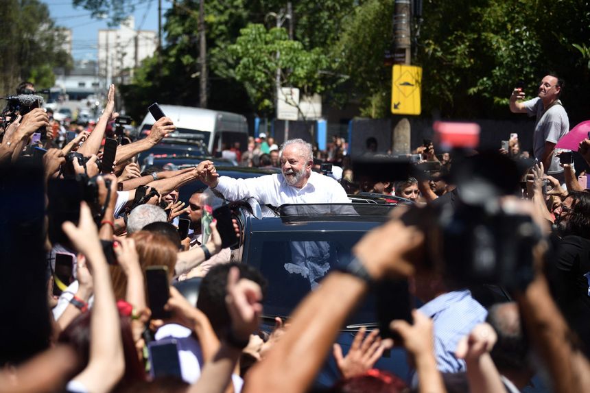 Luiz Inácio Lula da Silva’s victory means that every major country in Latin America will be led by a leftist government when he takes office. PHOTO: CARL DE SOUZA/AGENCE FRANCE-PRESSE/GETTY IMAGES