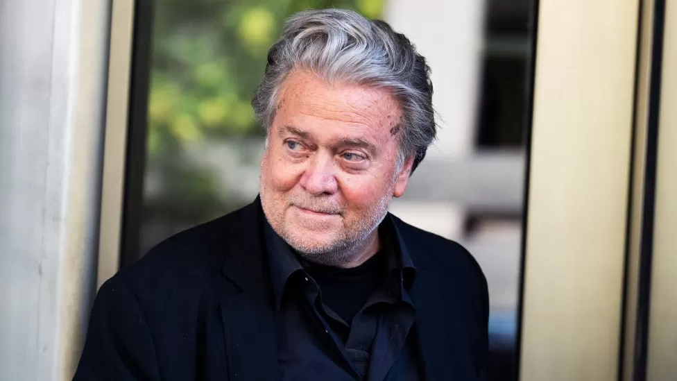 GETTY IMAGES / Steve Bannon was found guilty of contempt of Congress in July